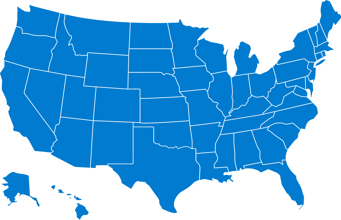 Map of the United States